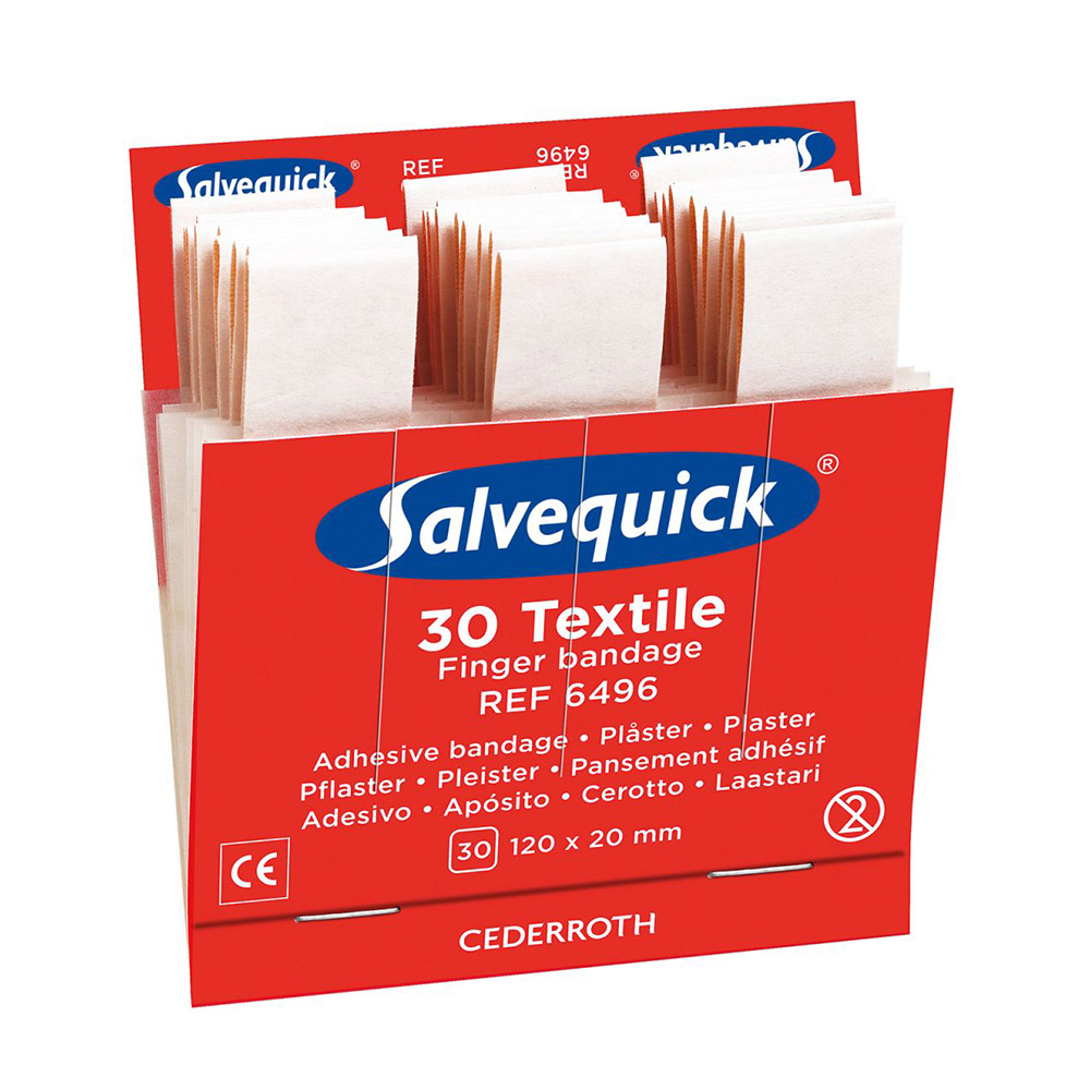 Nachfüllpackung Salvequick Textil Fingerpflaster