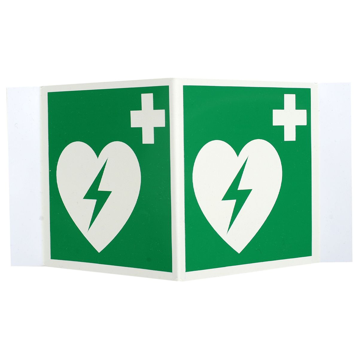 Winkelschild "Defibrillator"