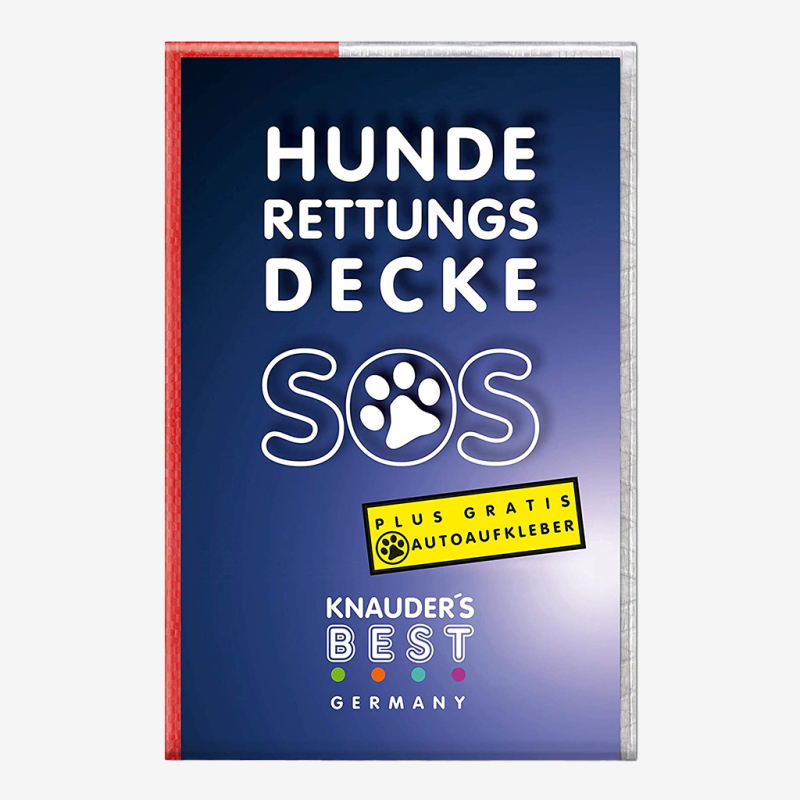 SOS Hunde-Rettungsdecke - Sicher, einfach, schnell