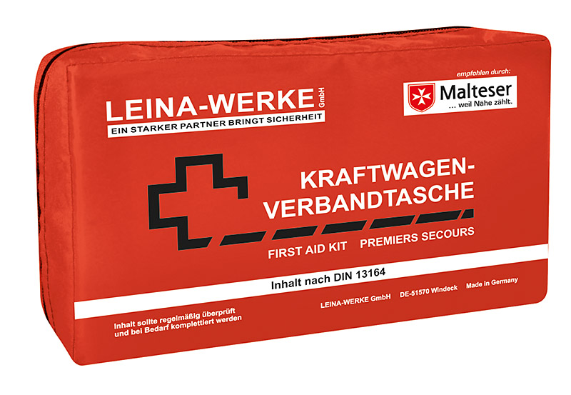 KFZ-Verbandtasche - Rot DIN 13164