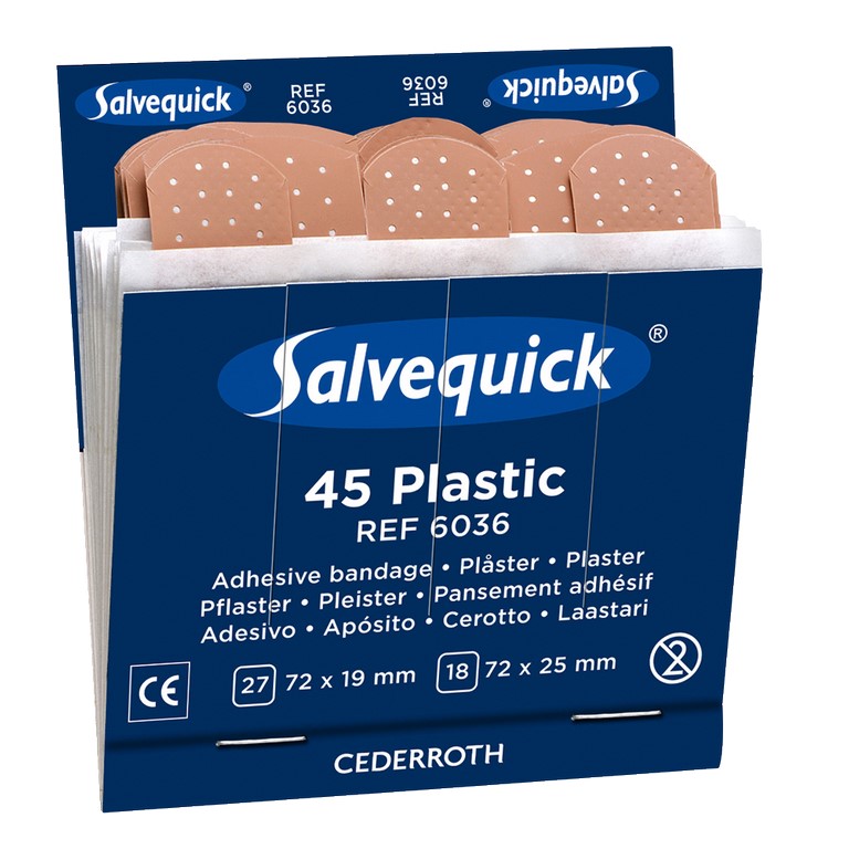 Cederroth® Salvequick® Pflasterstrips REF 6036 wasserfest 